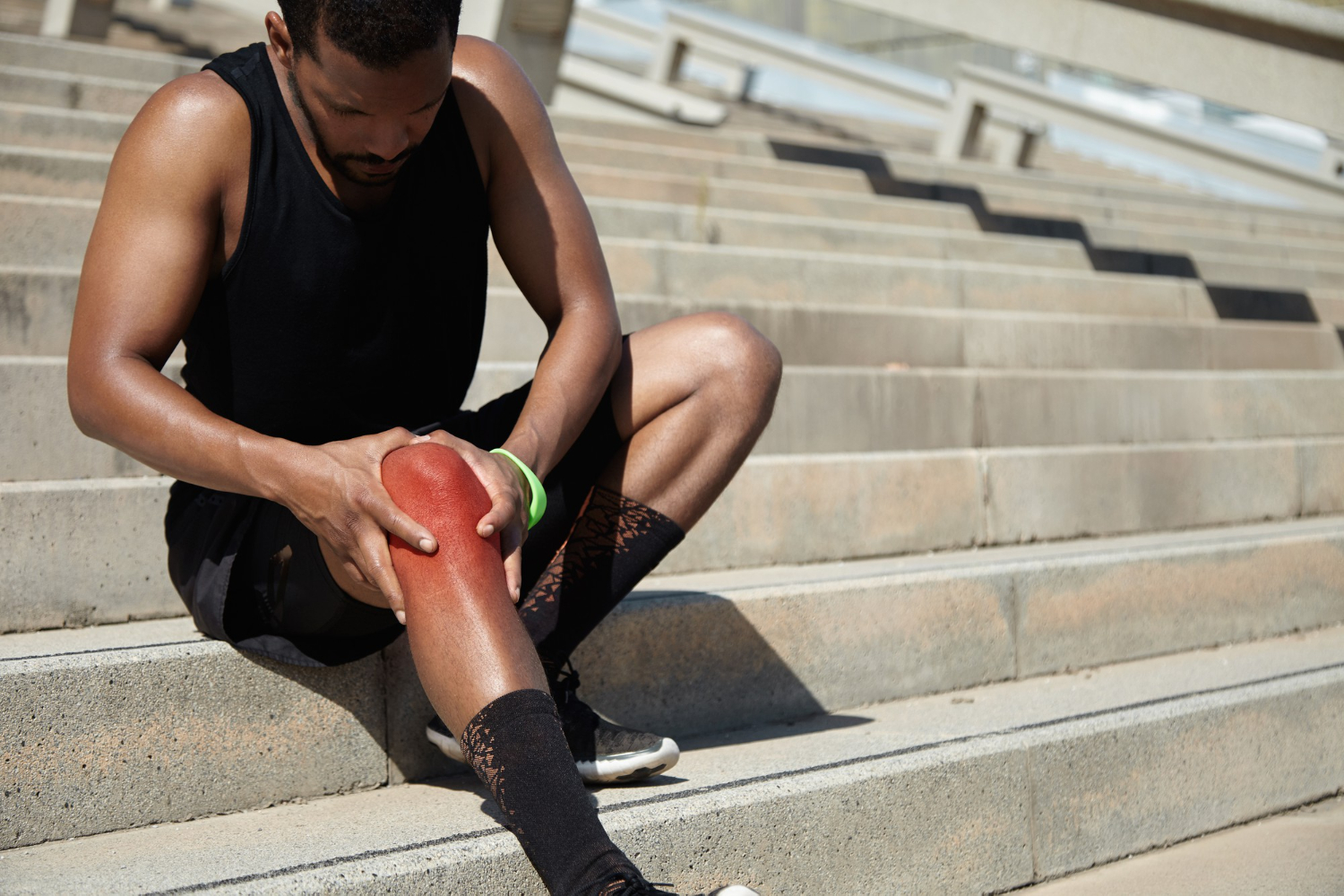 Meniscus tear causing knee instability and cartilage stress