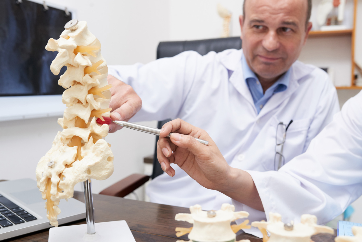 Degenerative disc disease causing spinal disc degeneration, nerve irritation, and chronic pain